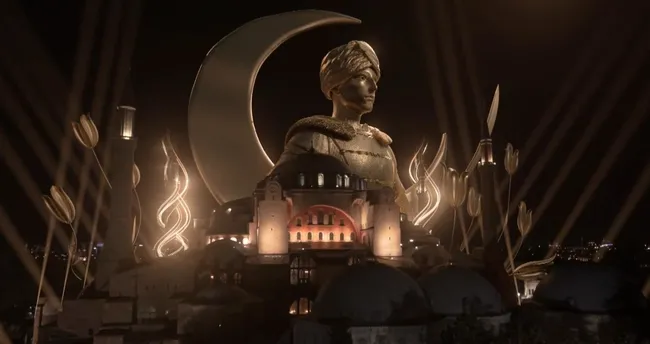 SON DAKİKA | İstanbul'da fetih coşkusu! Fethin sembolü Ayasofya'da nefes kesen gösteri - Son Dakika Haberler