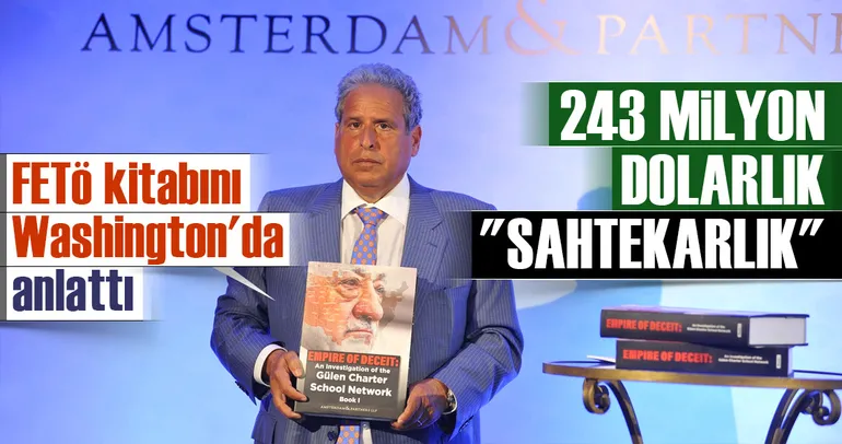 Robert Amsterdam FETÖ kitabını Washington'da anlattı