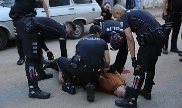 Annesini rehin aldı, bacağından vurularak etkisiz hale getirildi #antalya