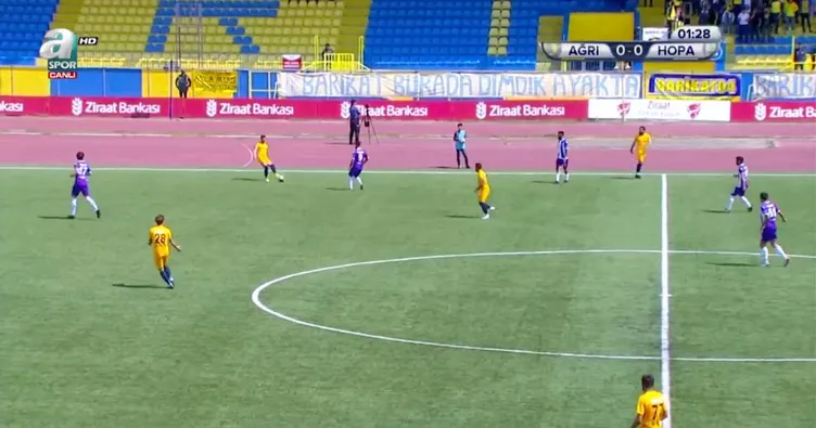 Ağrı 1970 Spor, Artvin Hopaspor’u penaltılarla eledi