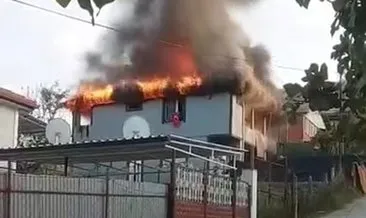 Yalova’da iki katlı binada yangın! #yalova