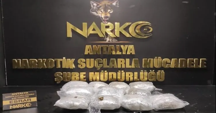 Antalya’da 21 ayrı adrese eş zamanlı uyuşturucu operasyonu