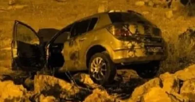 Şanlıurfa’da araç kayalıklara çarptı: 1 yaralı #sanliurfa