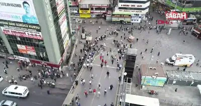 Şirinevler Meydanı’nda metrelerce toplu ulaşım kuyruğu | Video
