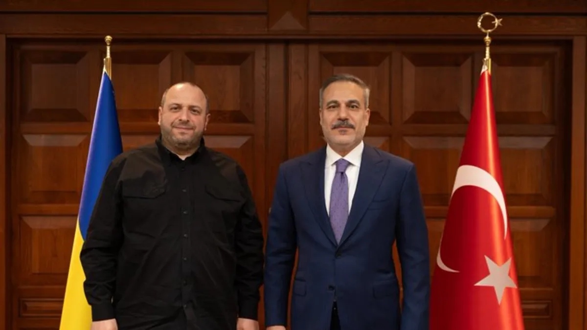 Bakan Fidan, Rüstem Umerov ile görüştü!