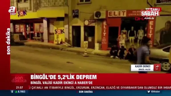 SON DAKİKA: Bingöl Valisi Kadir Ekinci'den depreme ilişkin ilk açıklama: Can ya da mal kaybı bilgisi gelmedi | Video