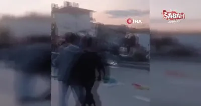 Ankara’da kontrolden çıkan otomobil takla attı: 1 yaralı