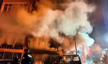 Yatak imalathanesinde korkutan yangın #istanbul