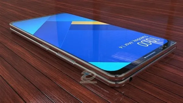 Samsung'un katlanabilir ekranlı telefonu böyle olabilir mi?