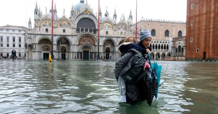 Venedik’te su seviyesi rekoru