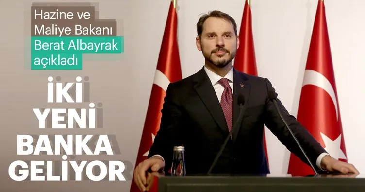 Bakan Albayrak açıkladı! 2 yeni banka geliyor