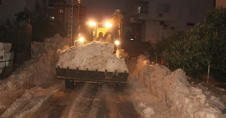 Mersin’de belediye ekipleri yağışlara karşı teyakkuzda