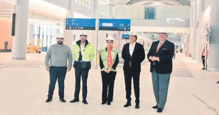 Alman büyükelçi yeni havalimanına hayran kaldı