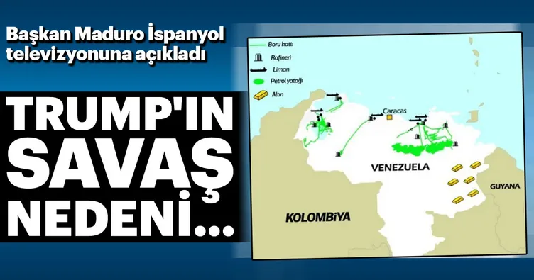 Maduro televizyonda açıkladı