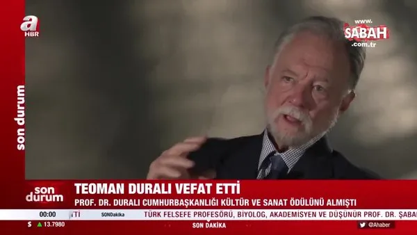 Cumhurbaşkanlığı Sözcüsü İbrahim Kalın’dan Prof. Dr. Teoman Duralı için taziye mesajı | Video