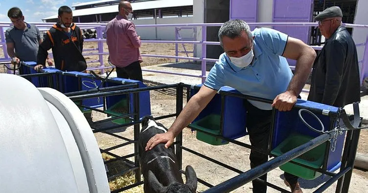 Devlet desteğiyle 1 milyon TL’lik süt hayvancılığı çiftliği kurdu