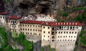 Sümela Manastırı'nda kaya temizliği ve güvenlik çalışmaları tamamlandı #trabzon