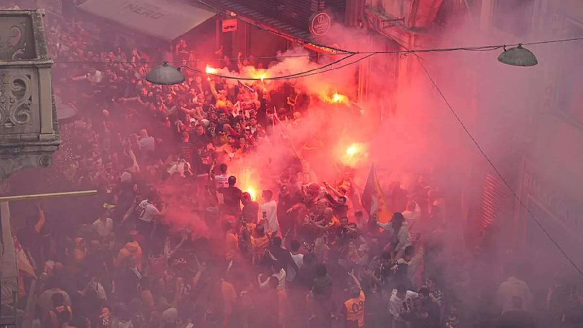 Galatasaray'da şampiyonluk coşkusu! Osimhen'den mesaj var...