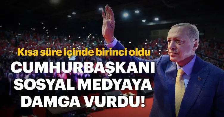 Cumhurbaşkanı Recep Tayyip Erdoğan Twitter’da TT oldu!