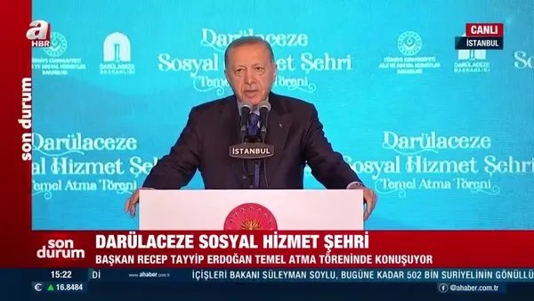 Başkan Erdoğan'dan İBB'ye 'Musluk' göndermesi: 
