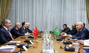 Bakan Fidan, Arap Birliği Genel Sekreteri Gheit ile görüştü