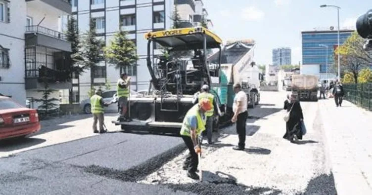 Pursaklar’ın tüm mahalleleri asfaltlanıyor