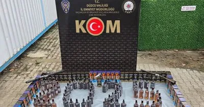 Düzce’de sahte alkol operasyonu #duzce
