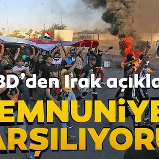 ABD yönetiminden Irak açıklaması