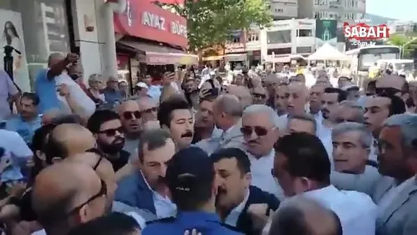 İYİ Parti'den skandal provokasyon: AK Parti İl Başkanlığı hedef alındı! Polise tekme-tokatlı saldırı | Video