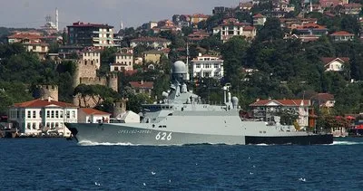 Rus Savaş Gemisi İstanbul Boğazı’ndan geçti
