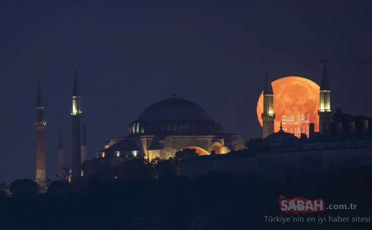 İstanbul’da Süper Ay: Muhteşem görüntüler oluşturdu