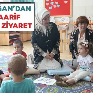 Emine Erdoğan Bosna Hersek'te Maarif okullarını ziyaret etti