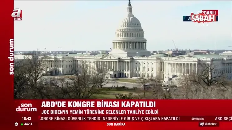 Son dakika: ABD'de hareketli dakikalar! Kongre binası kapatıldı | Video