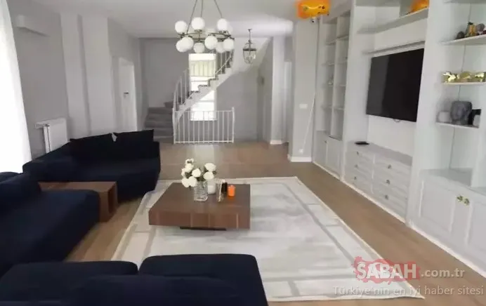 Ünlü futbolcu Alparslan Öztürk ve eşi Ebru Şancı’nın 3 katlı villası! İşte ünlü çiftin muhteşem evi!