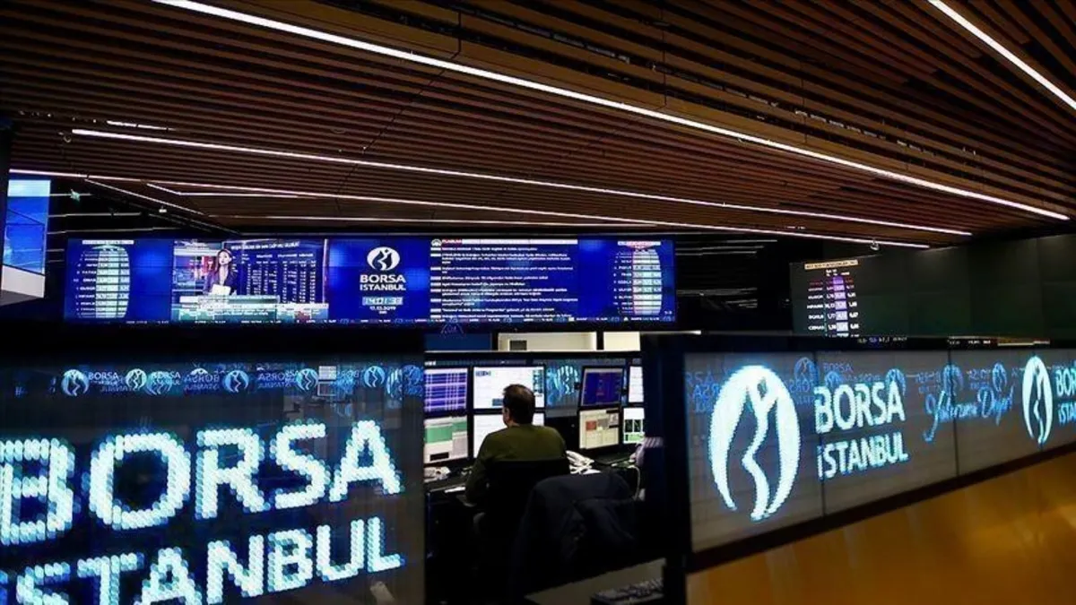 VİOP'ta BIST 30 endeks kontratının güne düşüşle başladığını gösteren grafik.