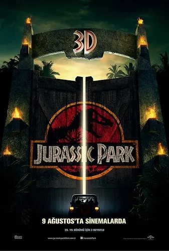 Jurassic Park filminden kareler