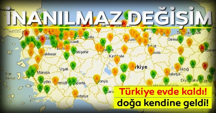 Son dakika: Corona virüsü salgını nedeniyle Türkiye sokağa çıkmadı! İstanbul’daki hava kalitesinde inanılmaz değişim