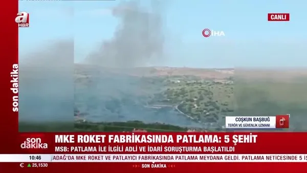 MKE Roket ve Patlayıcı Fabrikası'nda patlama: 5 şehit | Video