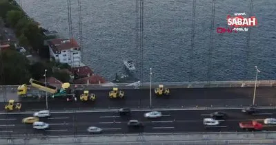 Fatih Sultan Mehmet Köprüsü’ndeki asfaltlama çalışmaları sona erdi.