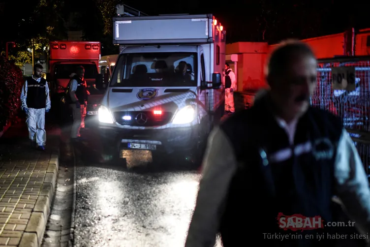 Konsoloslukta arama bitti! Polislerin üzerinde kırmızı lekeler