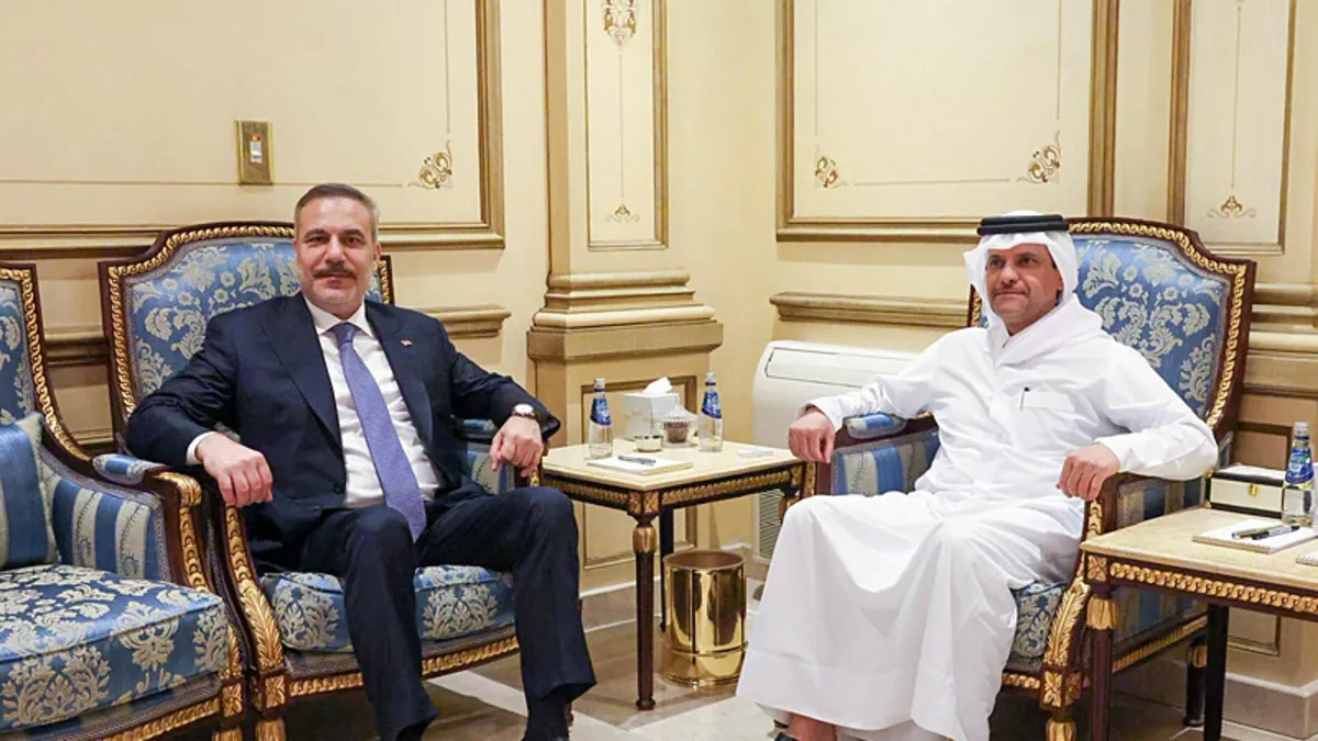Bakan Fidan'dan Katar'a kritik ziyaret: