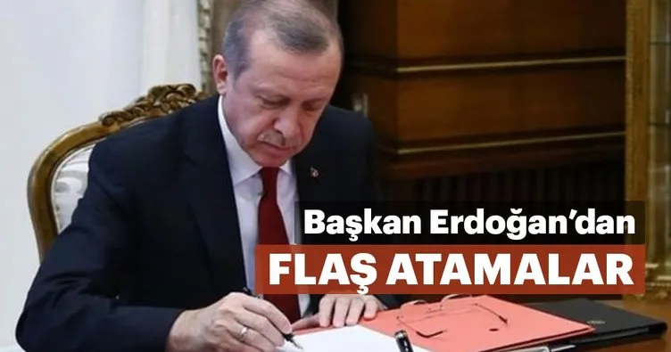 Başkan Erdoğan’dan yeni atama kararları