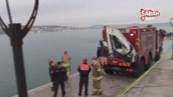 İstanbul'da direksiyon hakimiyetini kaybeden kadın sürücü denize uçtu