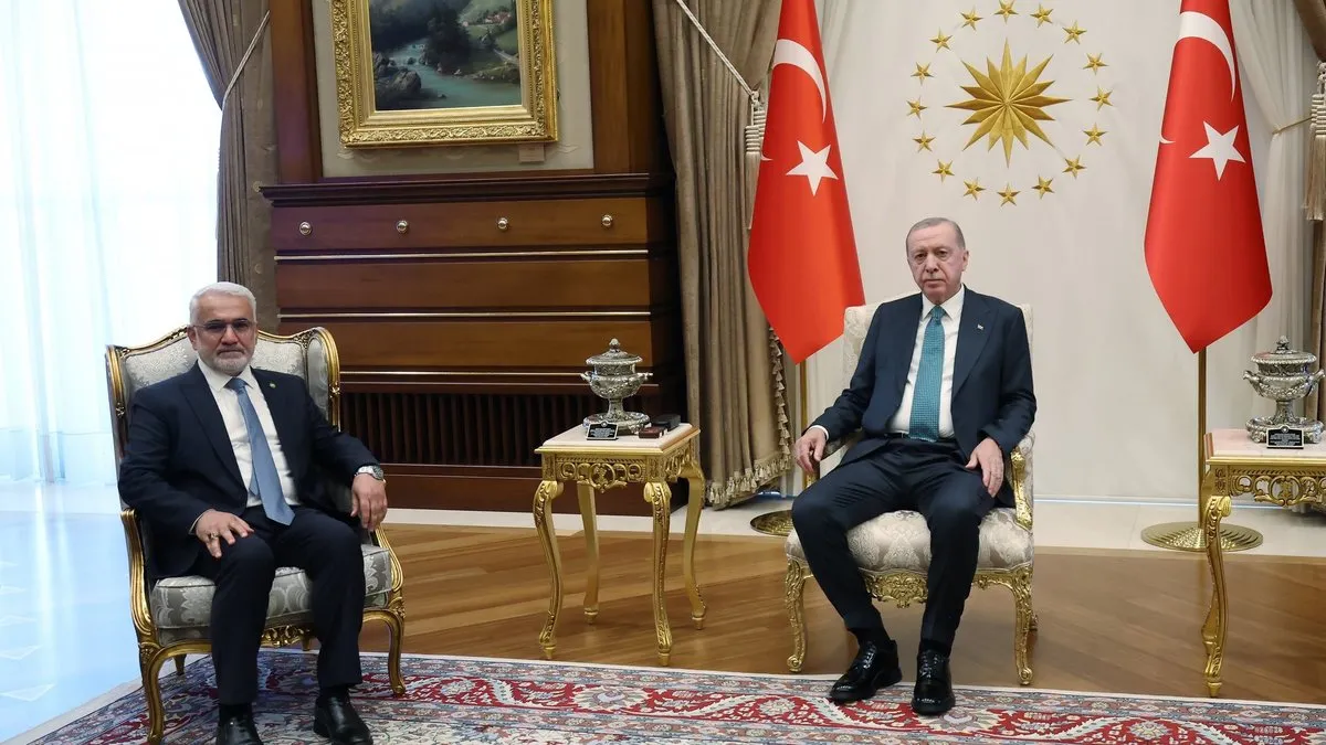 Başkan Erdoğan, HÜDA PAR Genel Başkanı Zekeriya Yapıcıoğlu’nu kabul etti Başkan Erdoğan, HÜDA PAR Genel Başkanı Zekeriya Yapıcıoğlu’nu kabul etti