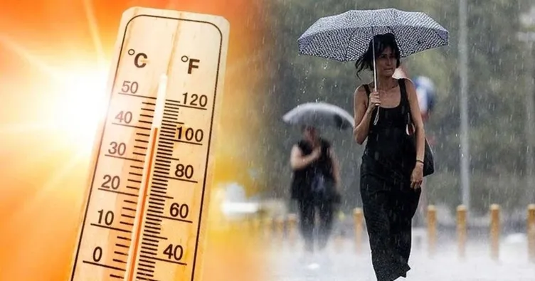 Batı’da sağanak, Doğu’da kavurucu sıcak