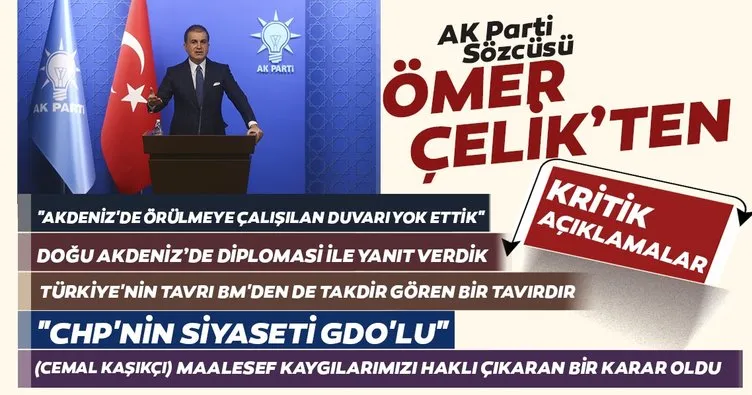 AK Parti MYK sonrası Ömer Çelik’ten önemli açıklamalar
