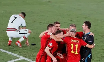 Son Dakika Haberi - Belçika Portekiz’i eledi Ronaldo maç sonu böyle görüntülendi! ’Şanslıydınız...’