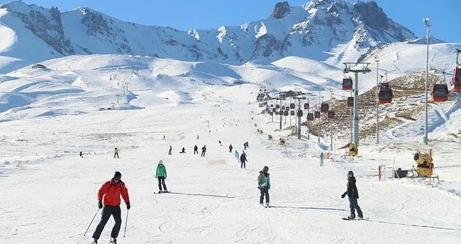 Erciyes Kayak Merkezi'ne yabancı turist ilgisi - Turizm Haberleri