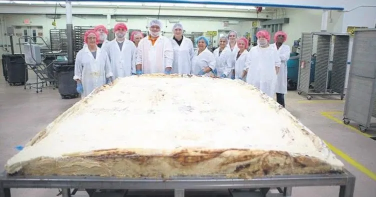 522 kiloluk çörek rekor kırdı