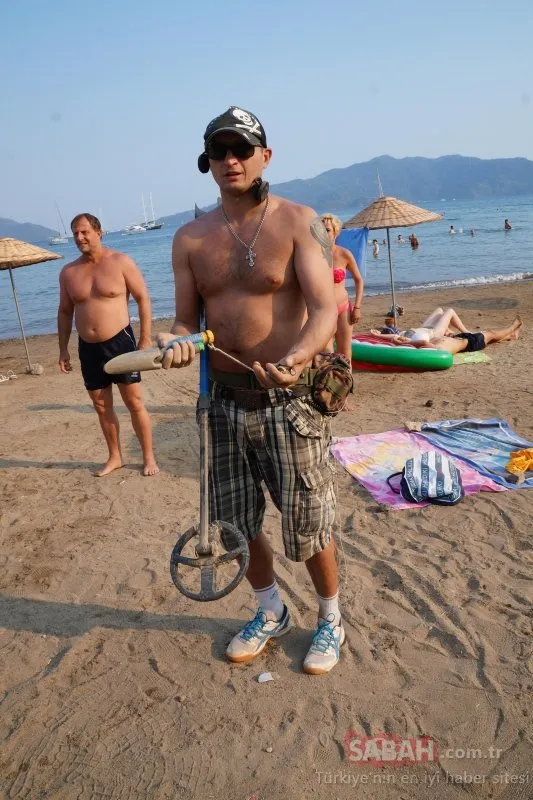 Marmaris'te halk plajında şoke eden olay! Turistin savunması şaşırttı...